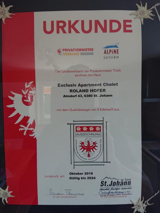 Exclusive Appartement Chalet St. Johann in Tirol Extérieur photo